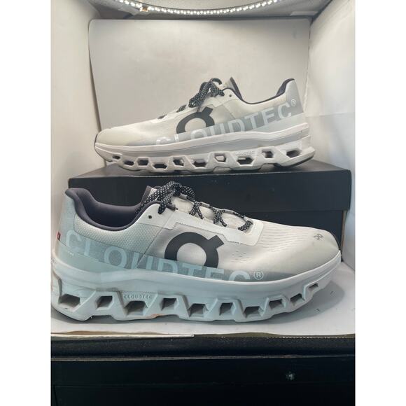 On Cloudmonster Running Shoes Undyed-White  61.98288 Size 12.5